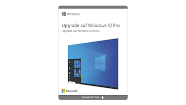 Microsoft Windows 10 Pro Upgrade (Benötigt Windows 10 Home) | 1 Gerät | 1 Benutzer | PC