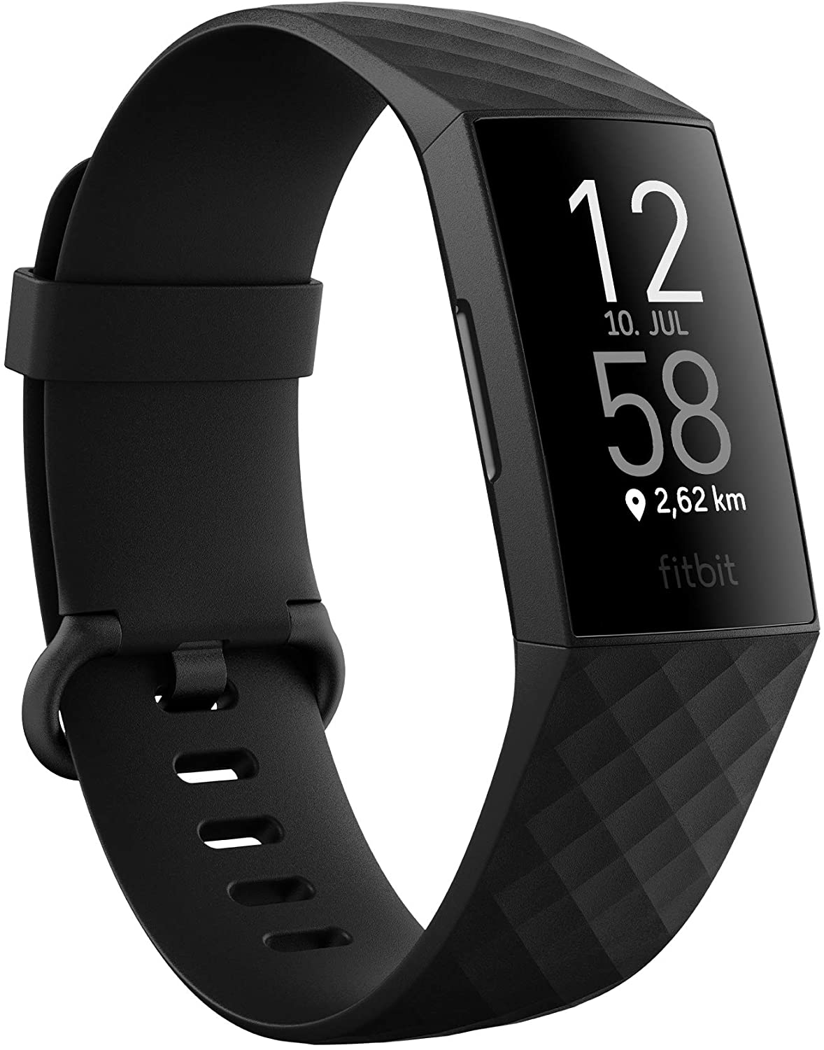Fitness-Tracker Fitbit Charge 4 mit GPS, Schwimmtracking & bis zu 7 Tage Akkulaufzeit, Schwarz